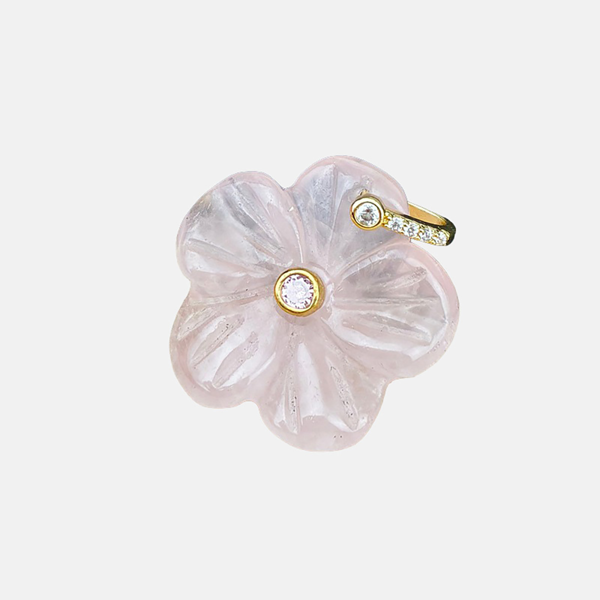 Flower Stone Charm