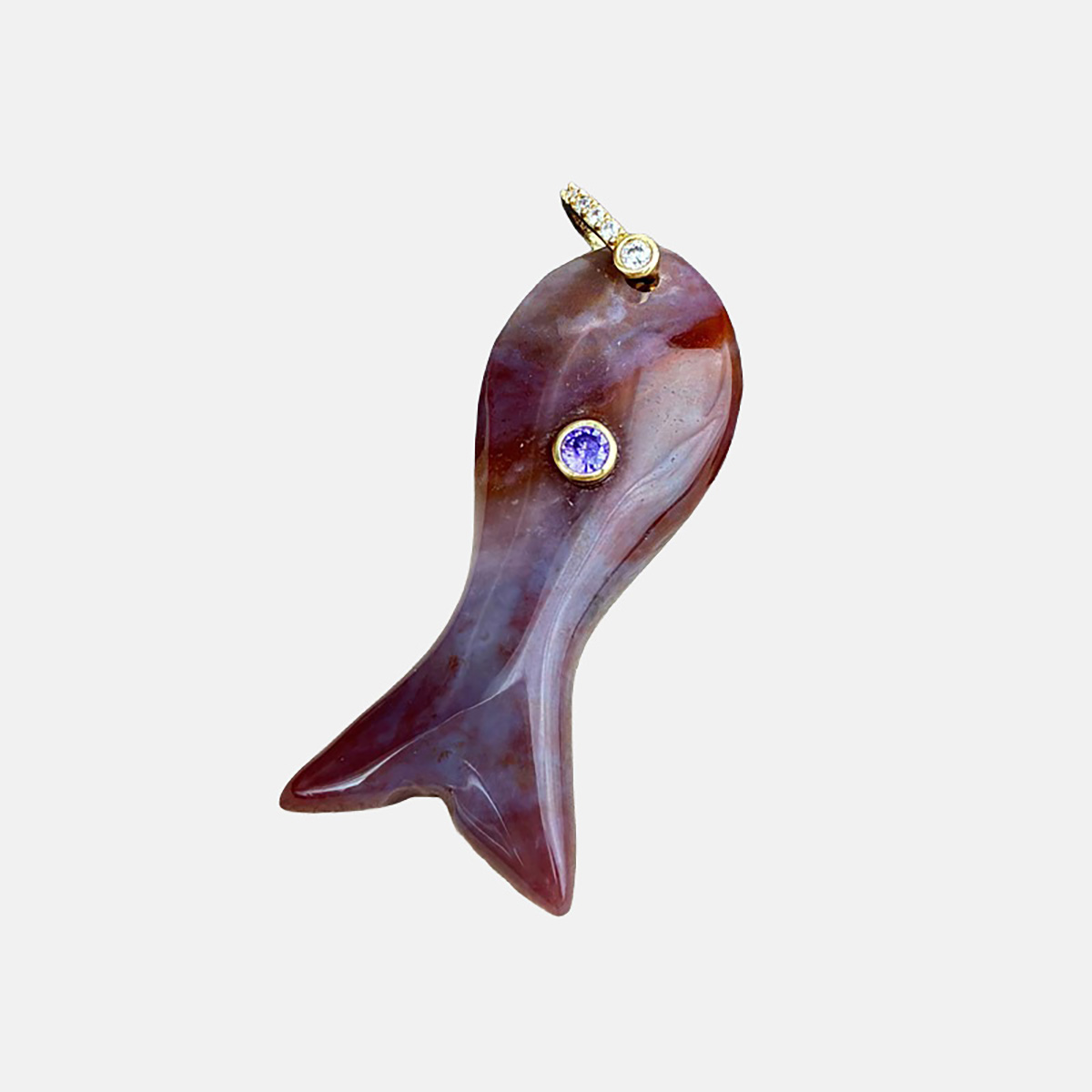 Carved Stone Charm