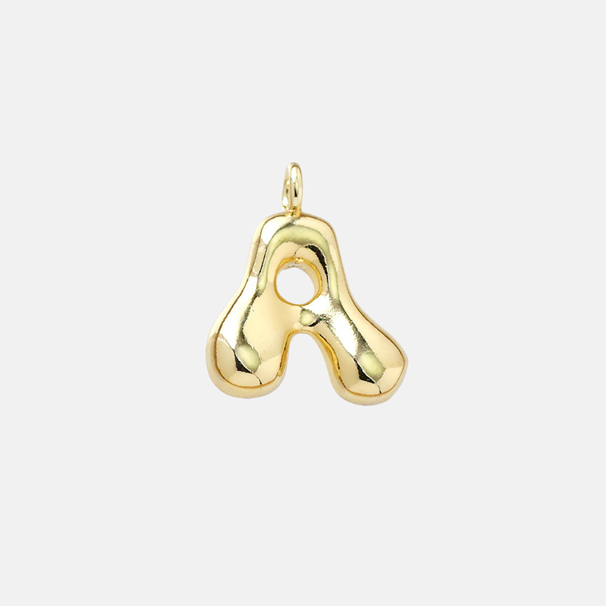 Puffy Letter Charm
